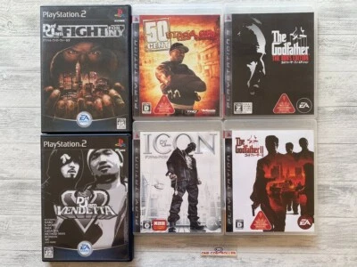 SONY PS2 3 Def Jam Fight for NY & Vendetta & 50 Cent & icon & The Godfather - Image 1 of 4