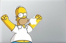 🍎 Homer Simpson MacBook sticker decal for Apple laptop MacBook Air Pro 13” inch