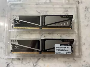 Team Group T-Force Vulcan 16GB (2x8GB) DDR4 3000MHz TLGD48G3000HC16CBK - Picture 1 of 2