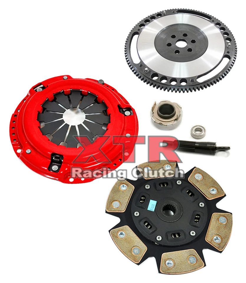 KIT EMBRAGUE XTR SPORT 3 HD Y VOLANTE CROMADO se adapta a 89-91 HONDA CIVIC CRX D15 D16 Foto 1 de 1