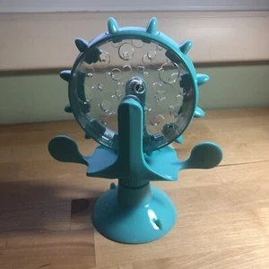 360 Rotating Windmill Leakage Toy Pet Kitten Teasing Play Game Feeding Turntable - Picture 1 of 1