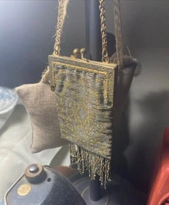 Vintage 1920's Antique Flapper Style Evening Bag Purse - Picture 1 of 12