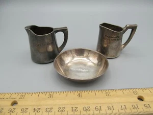 Lot of Miniature Pitchers Bowl Heldsilber 1 ½ Hutshenreuter 2 ½ Hotel Union - Picture 1 of 7