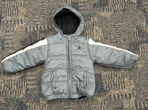 Nike Air Jordan Jumpman Kids Toddler Hooded Puffer Jacket Coat Size 24 Month - Picture 1 of 9