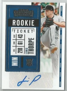 Lewis Thorpe 2020 Panini Contenders Rookie Ticket Auto #155 - Bild 1 von 2