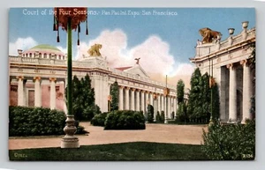 Postkarte Court of Four Season International Exposition San Francisco, Kalifornien - Bild 1 von 3