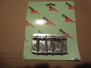 WD105C BASS BRIDGE KNURLED SADDLE - CHROME FOR VINTAGE FENDER 4-STRING BASS - Picture 1 of 4