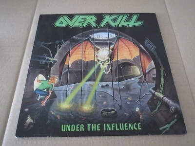 OVERKILL -UNDER THE INFLUENCE- AWESOME VERY HARD TO FIND 1ST PRESS LP VINYL 1988 - Image 1 of 4