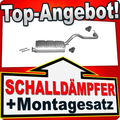 Silencieux d'échappement pour échappement MITSUBISHI L200 2.5 D TD 4X4 53/64k... - Photo 1/2