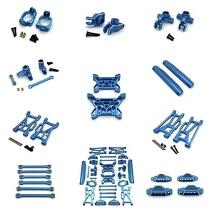 For 1/10 Mjx 10208  Rc Car Off-road Truck Aluminum metal DIY Upgraded Parts Blue - Picture 1 of 57