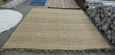 NATURAL 9' X 9' Square Loose Threads Rug, Reduced Price 1172622572 NF733A-9SQ - Image 1 of 4