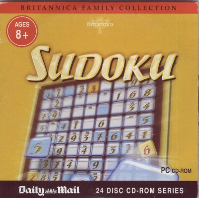 SUDOKU – PROMO CD-ROM (2007) Encyclopaedia Britannica / AGE 8+ - Image 1 of 2