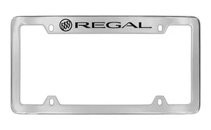 Buick Regal 2012 logo Chrome Plated Brass Metal License Plate Frame Holder - Picture 1 of 1