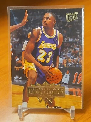 1995-96 Fleer Ultra Cedric Ceballos #87 Los Angeles Lakers Trading Card - Image 1 of 2