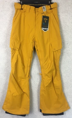 Calça Westbeach Masculina Laranja Esqui Neve Snowboard Ventilada Tamanho P Clássica Atlus Ventilação - Imagem 1 de 4