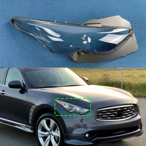 Right Headlight Lamp Clear Lens Shell Cover Housing For INFINITI FX50 2009-2013 - Picture 1 of 7