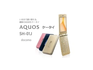 SHARP AQUOS KEITAI SH-01J DOCOMO ANDROID Flip Phone UNLOCKED Gold JAPAN ✅NEW - Picture 1 of 7