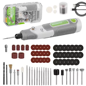 3 Speed Rechargeable Cordless Rotary Tool Kit 71pcs Accessories Mini Rotary Tool - Picture 1 of 9