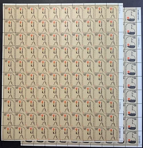 US #1608 & #1610 50c/$1 Americana: Iron Lamp & Candle Full Sheets. MNH F-VF - Picture 1 of 12