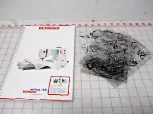 Bernina Artista 185 manuale di istruzioni e 13 motivi trasparenti - alfabeto - Foto 1 di 5