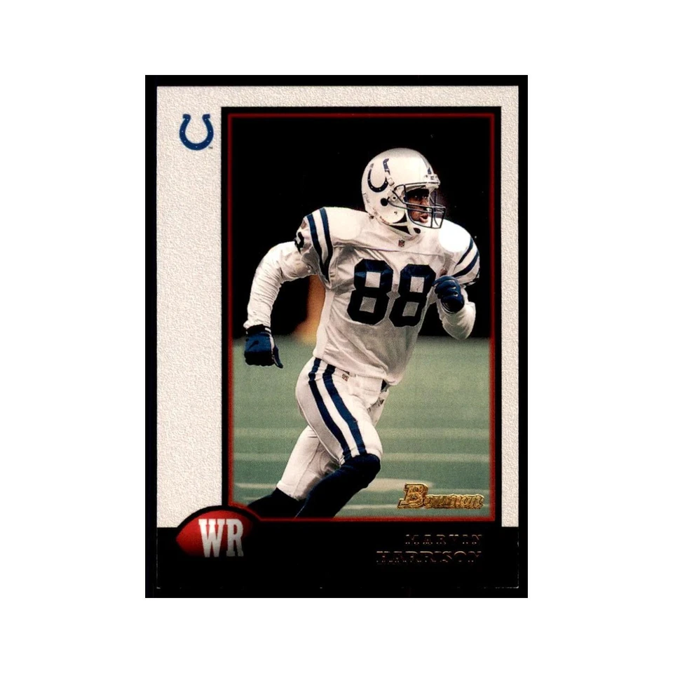 1998 Bowman Marvin Harrison Football Cards #87 - Image 1 of 3