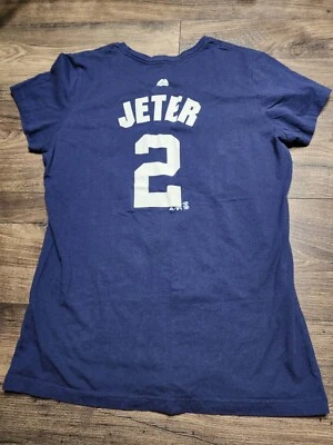 Camiseta Majestic para mujer L Derek Jeter New York Yankees  Foto 1 de 4