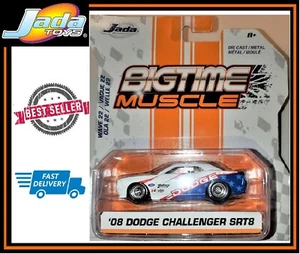 JADA METALS BIGTIME MUSCLE 08 DODGE CHALLENGER SRT8 scale 1:64 Red White & Blue - Picture 1 of 1