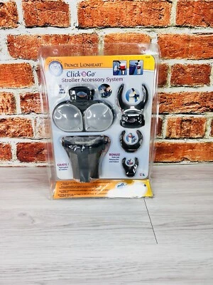 婴儿车配件切割系统 Prince Lionheart Click Go 套件夹可携带挂钩 — 第 1/4 张图片