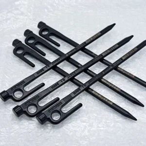 Snow Peak Peg Solid Stake 20 (Set of 6) Outdoor Tent Camp accessories R-102 - Picture 1 of 24