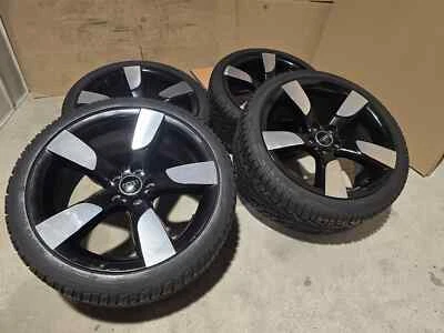 4x Winterräder Audi 8,5Jx19H2 ET43 LK:5x112 mit M+S 255/35R19 96V - gebraucht - Bild 1 von 4