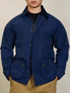 Men's Hunting Jacket Safari Jacket  Vintage Casual Coat Work Coat Windbreak New - Picture 1 of 13