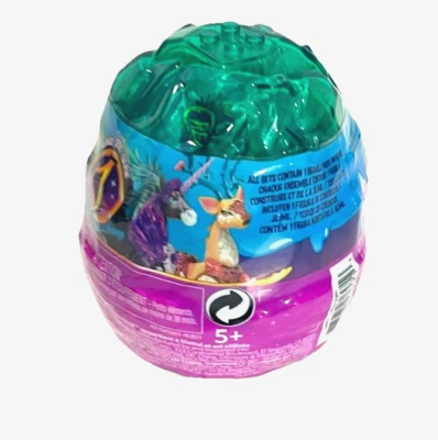Mega Construx Crystal Creatures Series 1 New Action Figure Egg with Slime - Image 1 of 4