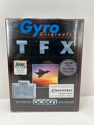 Vintage TFX The Cutting Edge Of Aerial Combat IBM PC CD-ROM Game Brand New Box - Image 1 of 4