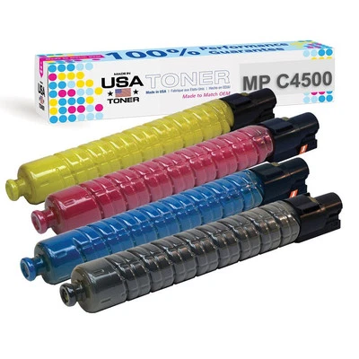 CompatibleRicoh MP C3500 MP C4500 Toner CMYK set of 4 - Image 1 of 4