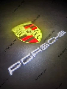 Porsche Welcome Door Lights Macan-Cayenne 2PCS - Foto 1 di 3
