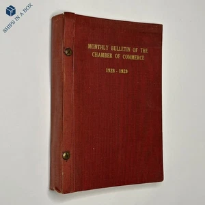 New York State History "Monthly Bulletin of the Chamber of Commerce, 1928-1929" - Picture 1 of 19