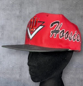 Sombrero de Colección Indiana Hoosiers SnapBack ~ Gorros Flacon ~ Nuevo de Lote Antiguo - Imagen 1 de 10