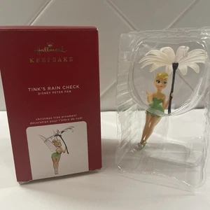 TINK'S RAIN CHECK Hallmark Keepsake Ornament Disney 2020 TINKER BELL Regenschirm - Bild 1 von 10