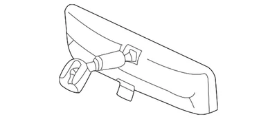 Espejo retrovisor interior original Nissan 96321-4Z300 Foto 1 de 2