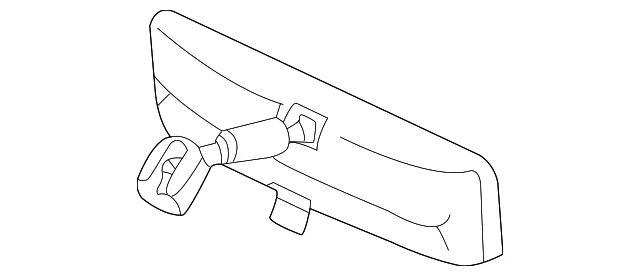 Genuine Nissan Mirror Inside 96321-4Z300 - Image 1 of 2