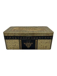 Yu-Gi-Oh! Booster Mega Tin Box 2019 Tin Gold Sarcofago 1. Edizione - IT - NUOVO - Foto 1 di 4