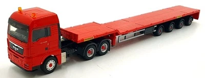 Conrad 1/50 Scale 70194/0 - Faymonville MAN TGX XLX Telemax 4 Axle Tailer - Image 1 of 4
