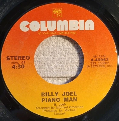 Billy Joel "Piano Man / You're My Home"  plays VG small warp see video - Image 1 of 3