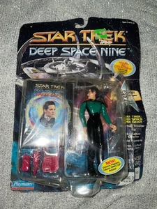 Vintage 1994 Star Trek Deep Space Nine LT JADZIA DAX Actionfigur mit Space Caps - Bild 1 von 11