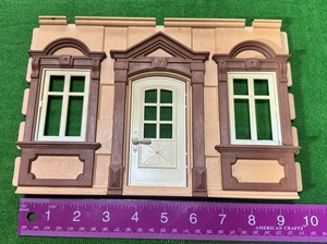 Playmobil Wall Section w/White Door & Windows Victorian Mansion 5300 Replacement - Picture 1 of 2