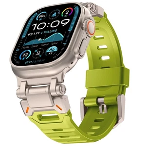 FKM Gummibänder für Apple Watch Band Ultra 3/2/1 Band Ultra 49mm Series 11 1... - Bild 1 von 9