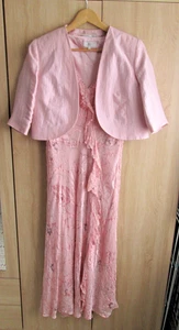 CC lined dress, size 14 and minuet petite lined jacket, size 18 - Picture 1 of 8