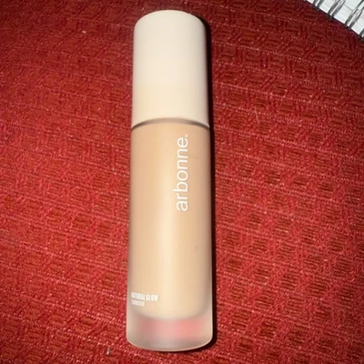 ARBONNE “NATURAL GLOW” FOUNDATION (light-medium Cool )-1 fl oz/30 ml-Vegan - Image 1 of 4