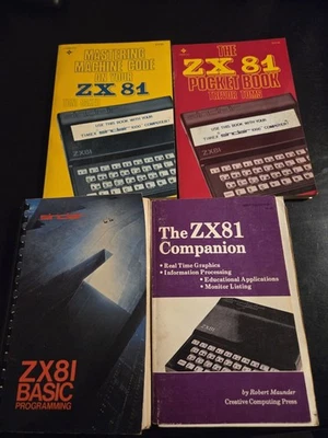Sinclair ZX-81 Code Book 1981 Toni Baker Pocket Book Basic Programming Lot - Image 1 of 4