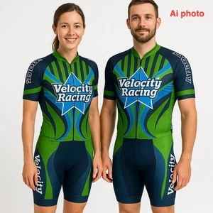 Neu mit Etikett Velocity Racing Inline-Schnelllauf-Skinsuit UNISEX Gr. Lg. Eislaufen - Bild 1 von 15